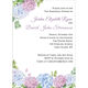 Hydrangea Blooms Invitations Image 3 of 5